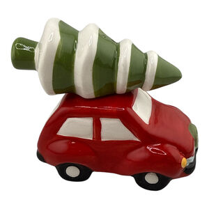 Christmas Tree And Car Stacking Salt And Pepper Set